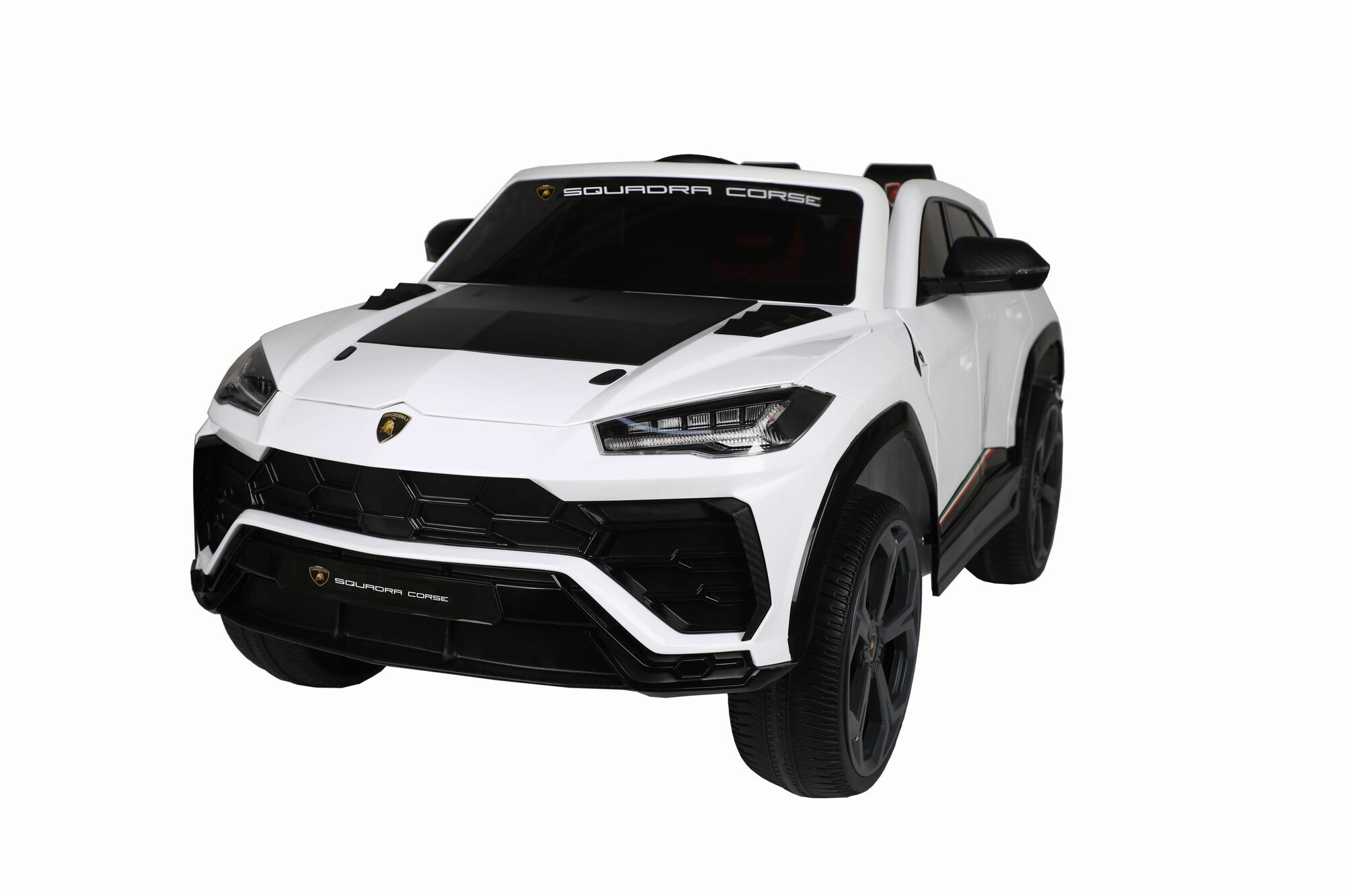 Детский электромобиль Lamborghini Urus ST-X 4WD (12V, EVA, полный привод) - SMT-666-WHITE