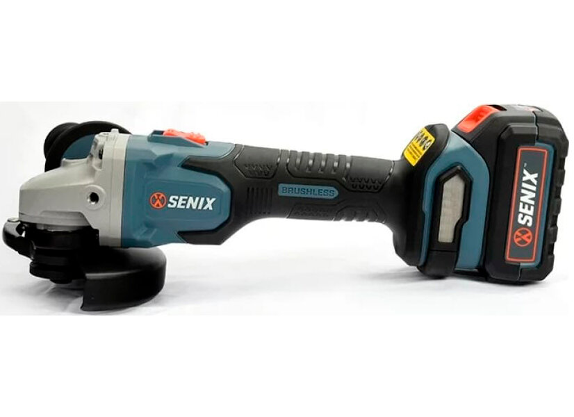 фото УШМ Senix 20 В, 112 мм, без АКБ и ЗУ