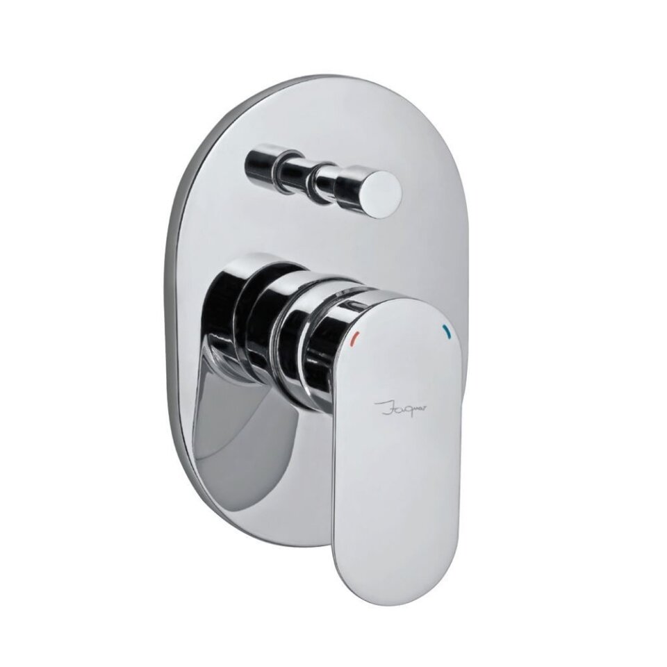 фото Jaquar, Смеситель для ванны встраиваемый, Opal Prime, 1-рычаж., Хром OPP-CHR-15065NKPM