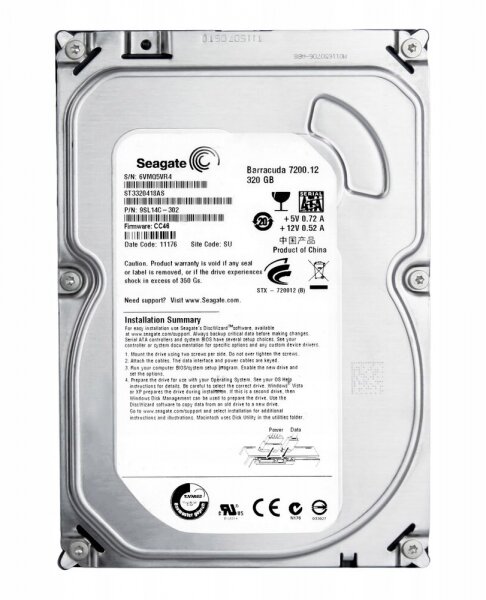 Жесткий диск Seagate Barracuda 320 ГБ ST3320418AS