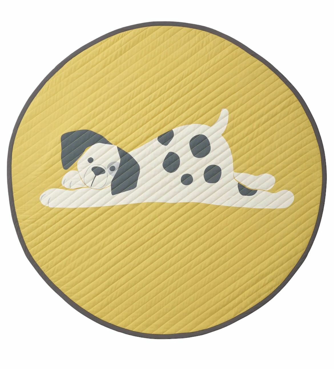 DROMSLOTT Стеганое одеяло с рисунком цвет желтый, белый, размер105 см - фотография № 1