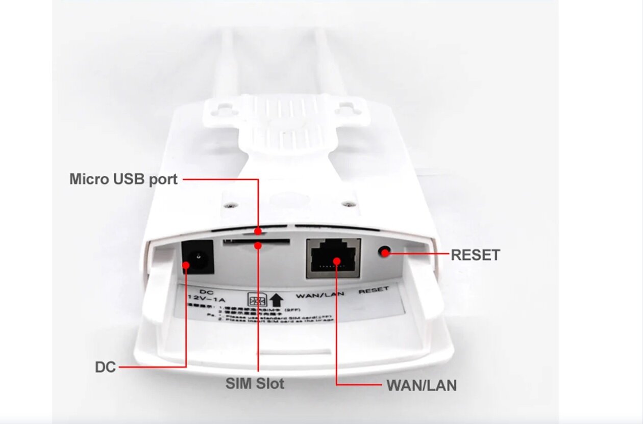 Мощный прошитый LTE 4G 3G WIFI уличный роутер модем KUWHI CPF905-CF5 под любую симарт прошивка