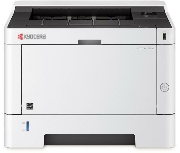 Принтер лазерный KYOCERA ECOSYS P2235dn, ч/б, A4, белый/черный