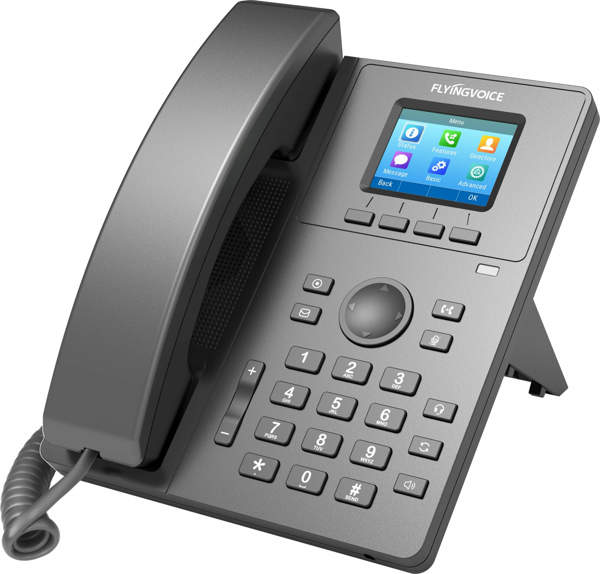 Телефон IP Flyingvoice P11P серый (упак:1шт)