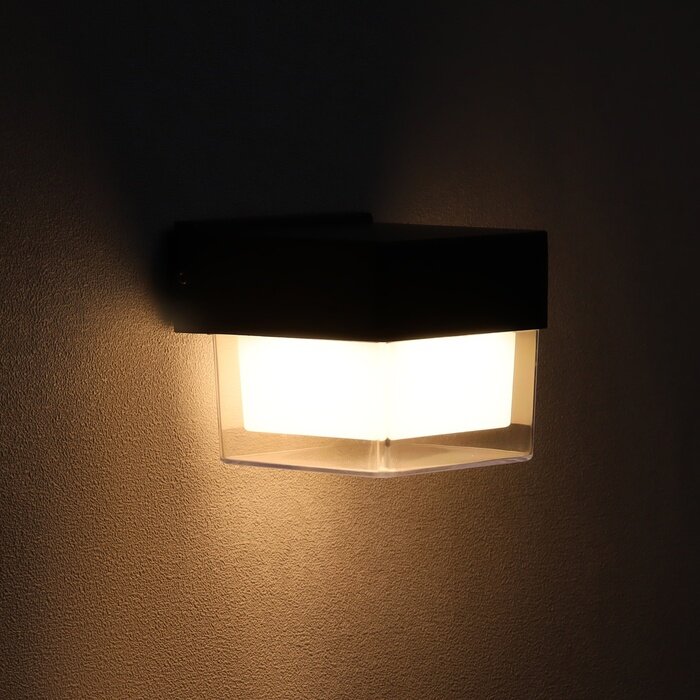 фото Светильник фасадный «Гранд», FSD-084, 5 Вт, 3000К, IP65, 220 В, металл, черный