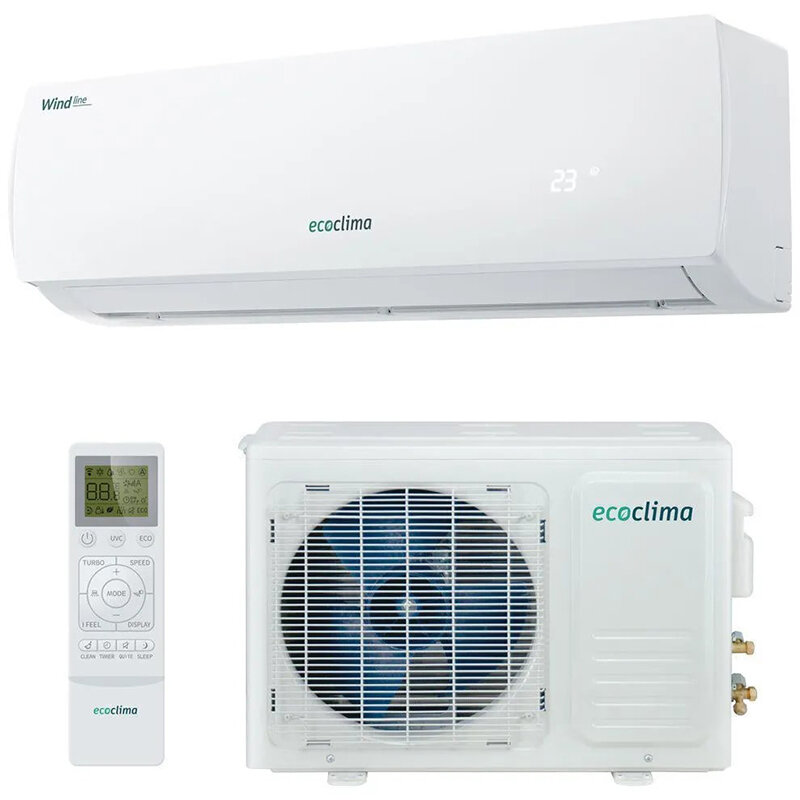 Сплит-система Ecoclima EC/I-12QC/ECW/I-12QCG Wind Line Inverter (Silver)