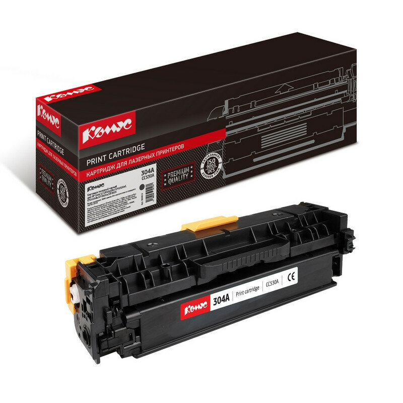 Картридж лазерный Комус 304A CC530A чер. для HP LaserJet CP2025 855815