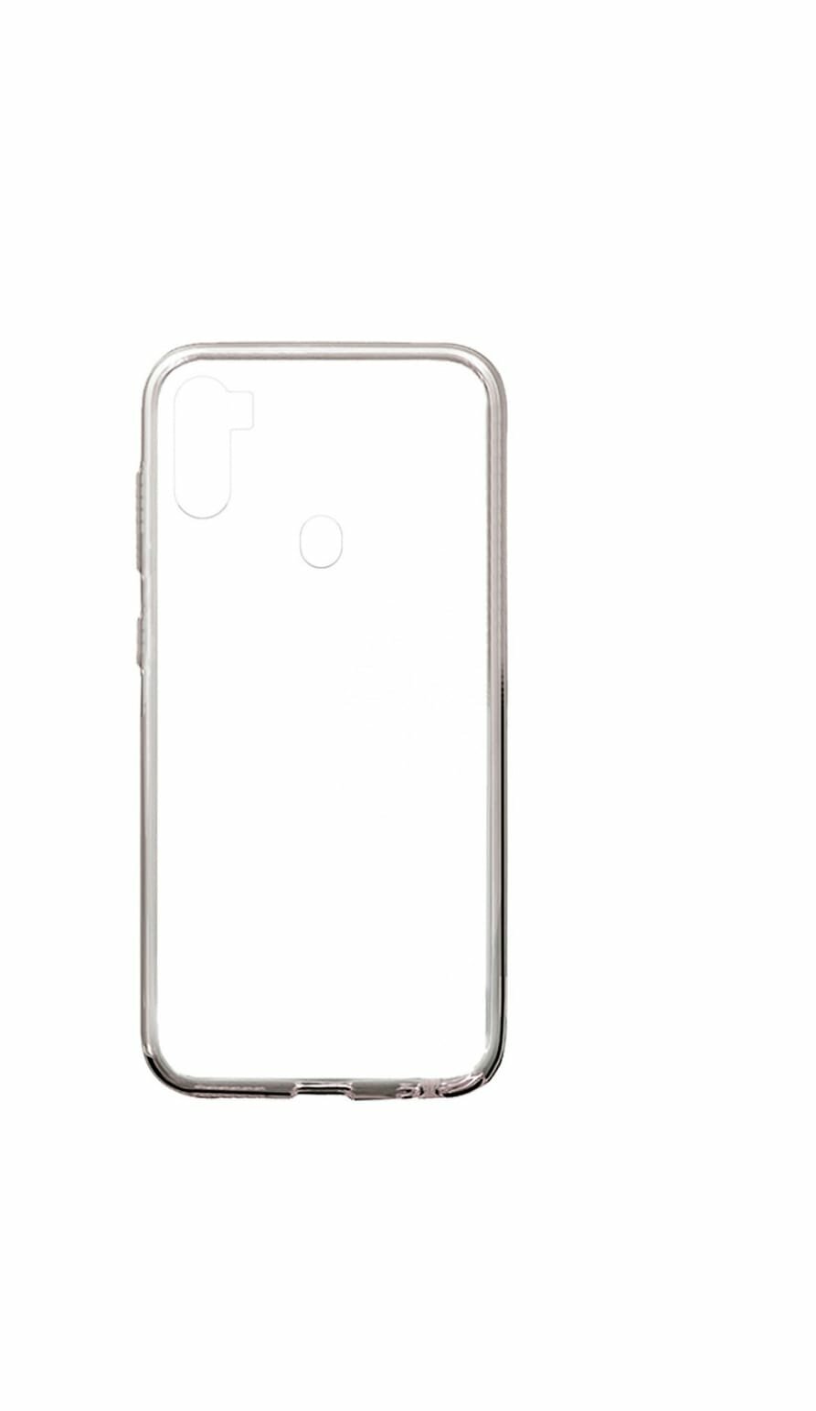 Клип-кейс Samsung Galaxy A11 с прозрачным силиконовым покрытием