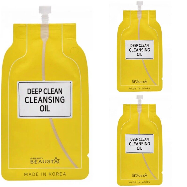 Гидрофильное масло для лица Beausta Deep Clean Cleansing Oil, 15 мл, 3 шт.