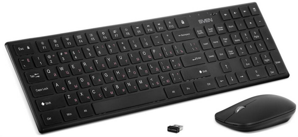 Клавиатура (SVEN KB-C2550W чёрный)