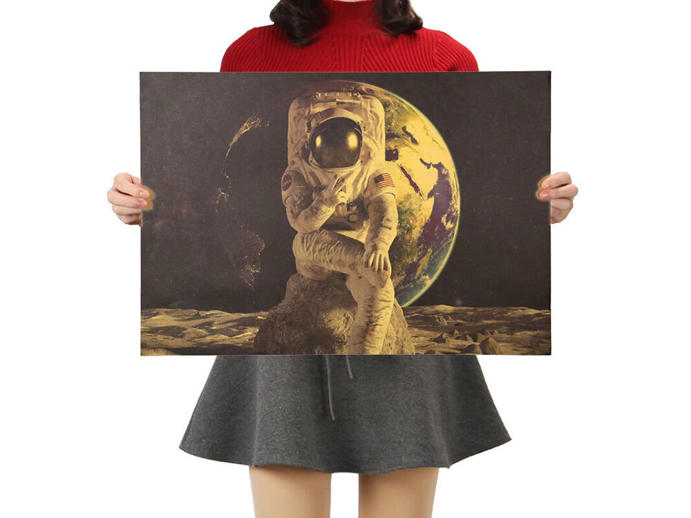 Плакат «Турист на Луне» #2 [505x350]