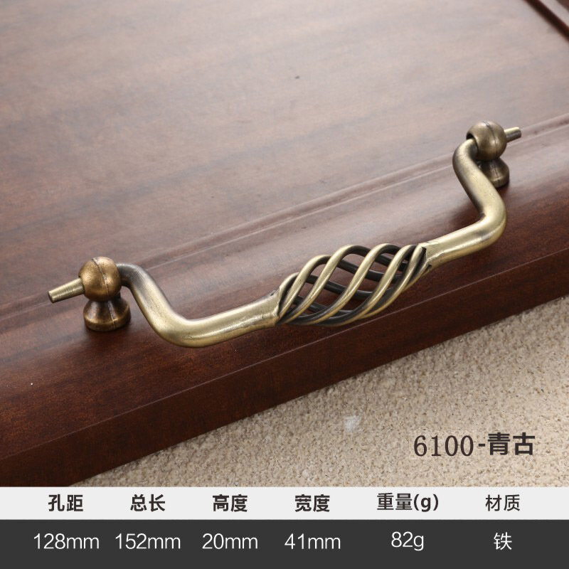 фото Ручка для шкафа Okali, из алюминиевого профиля, удлиненная, черная