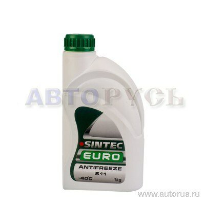 Антифриз sintec euro g11 green -40 1кг 990553