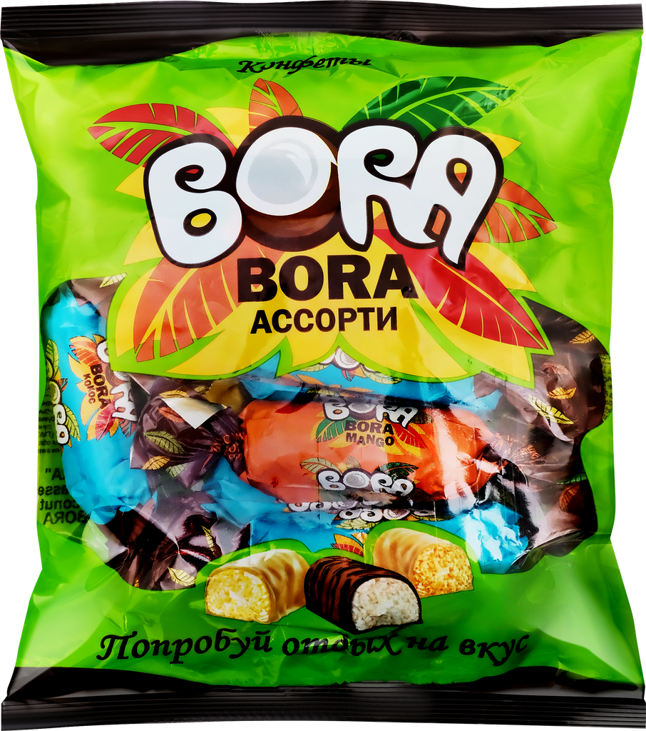 Набор конфет BORA-BORA Кокос/манго/лимон, 200г