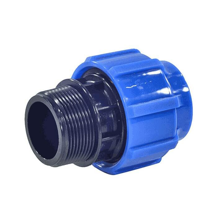 фото Муфта компрессионная ПЭ Дн 25х1/2" НР тпк-аква 53002512