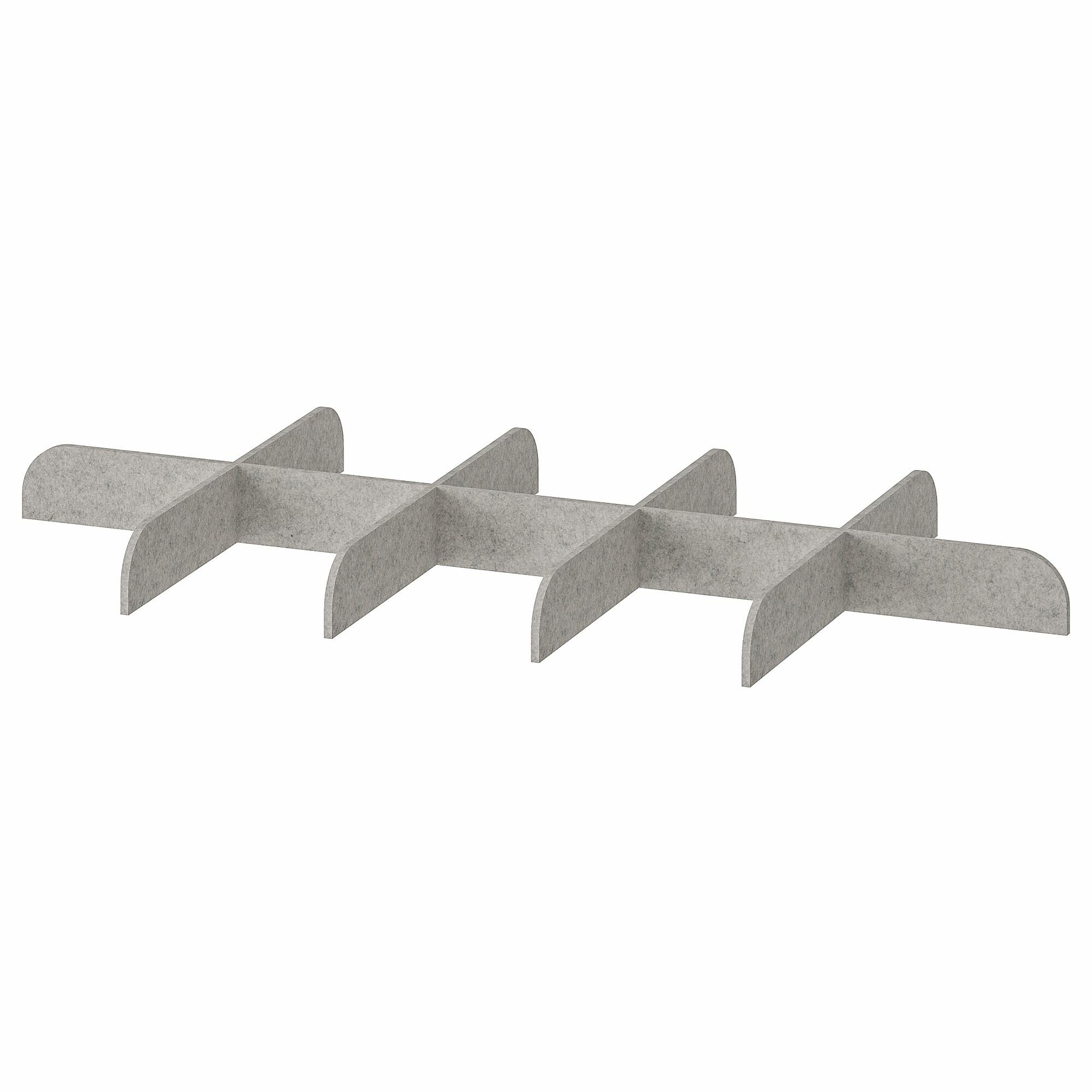 фото IKEA / икея KOMPLEMENT, комплимент, выдвижной полочный органайзер, светло-серый, 75x35 см