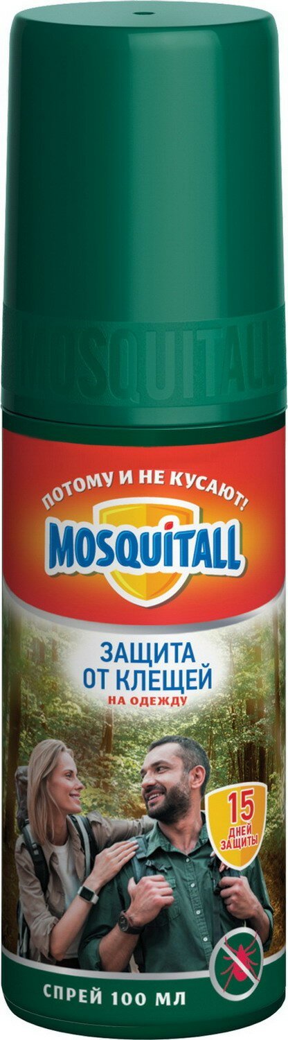 Спрей Специальная защита от клещей 100 мл - Mosquitall [4650056490711]