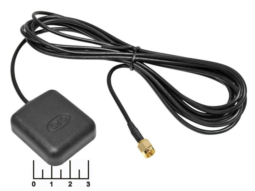 Антенна GPS RH GPS900-1 SMA-M 3м