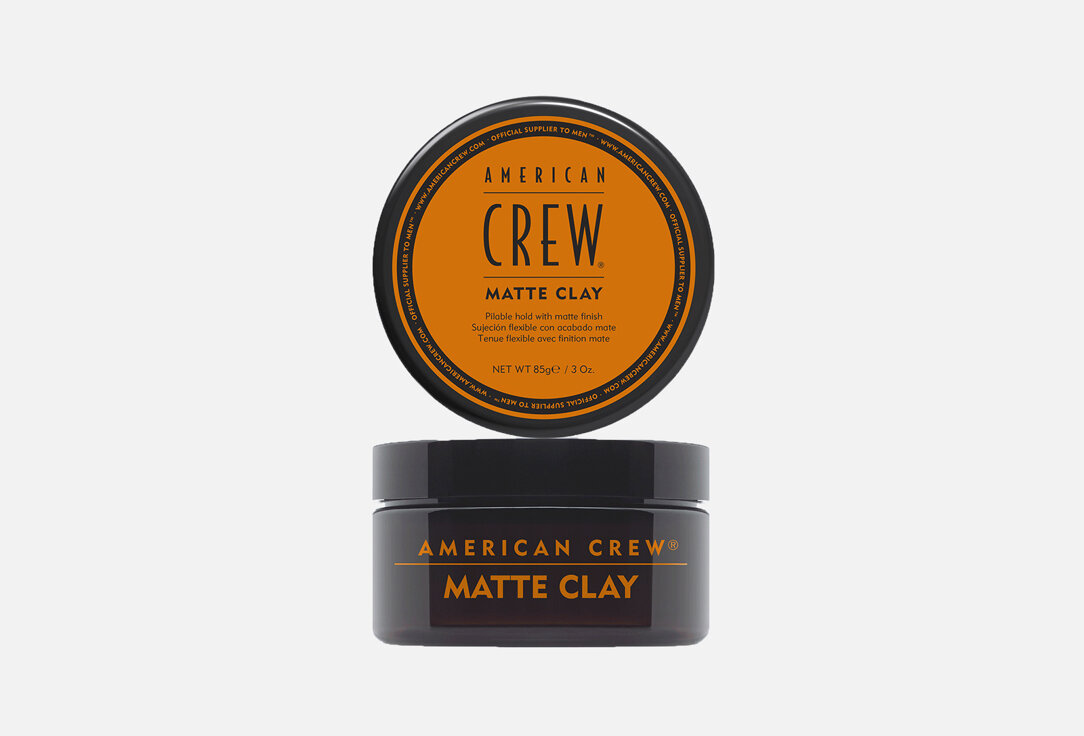 Глина для волос пластичная матовая AMERICAN CREW Matte Clay / вес 85 г