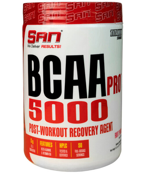 Bcaa Pro 5000 SAN 345 г (Клубника-киви)