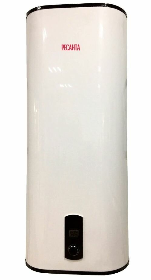фото Водонагреватель Ресанта ВН- 100В 74/5/4 /2000Вт, 100л, плоский, мех. упр., диспл./