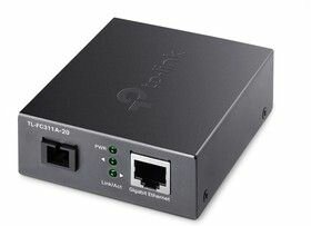 Медиаконвертер TP-Link Gigabit Western DigitalM media converter 9/125µm Single-mode Fiber 1 SC Fiber port 1 100/1000Mbps RJ-45 port wave