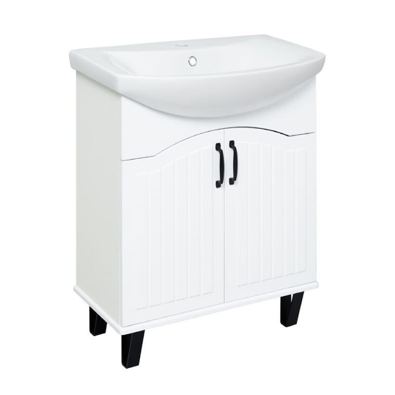 фото Тумба Runo Марсель 70 см + раковина Балтика 70 см