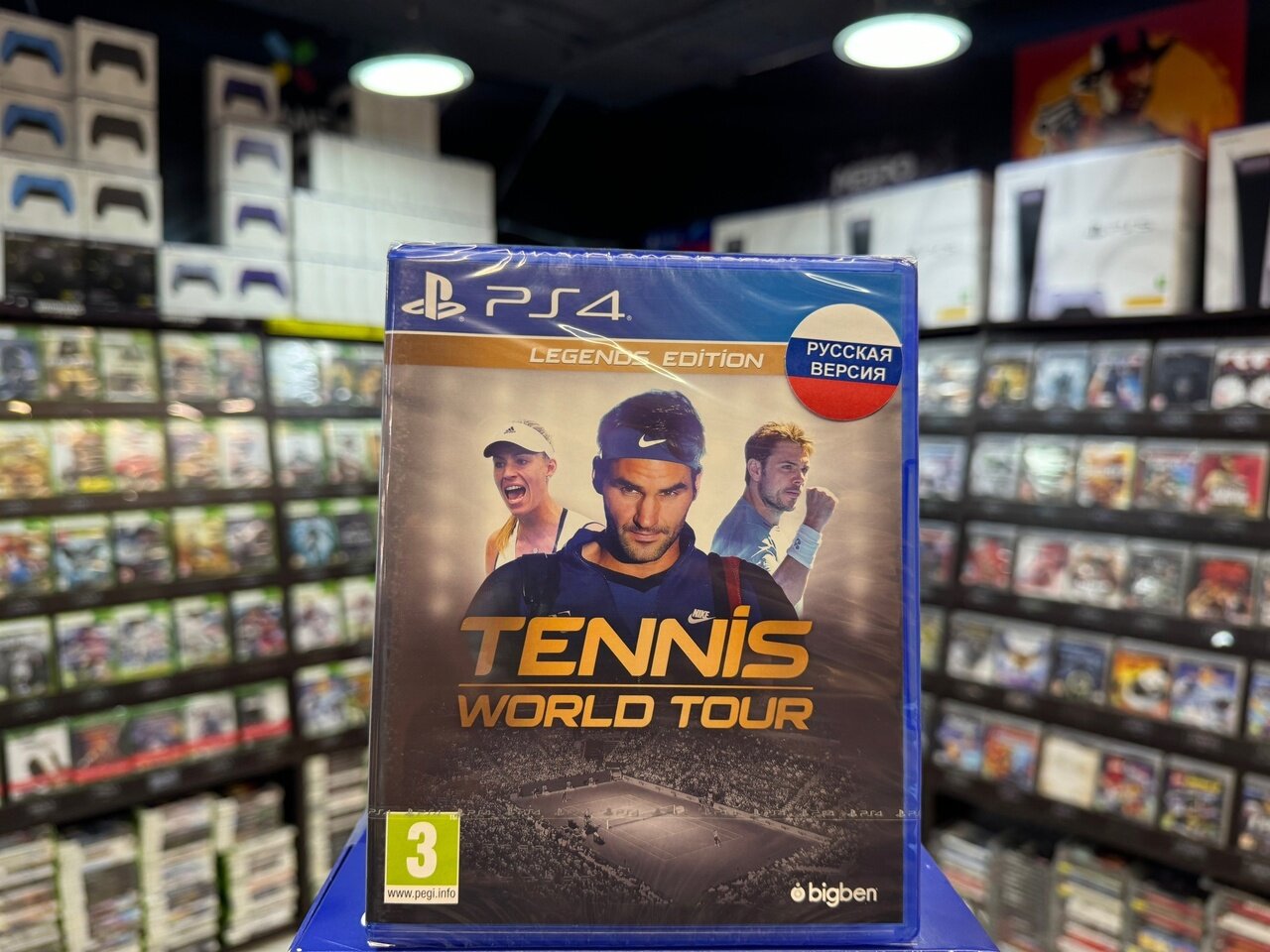 Игра Tennis World Tour Legends Edition PS4