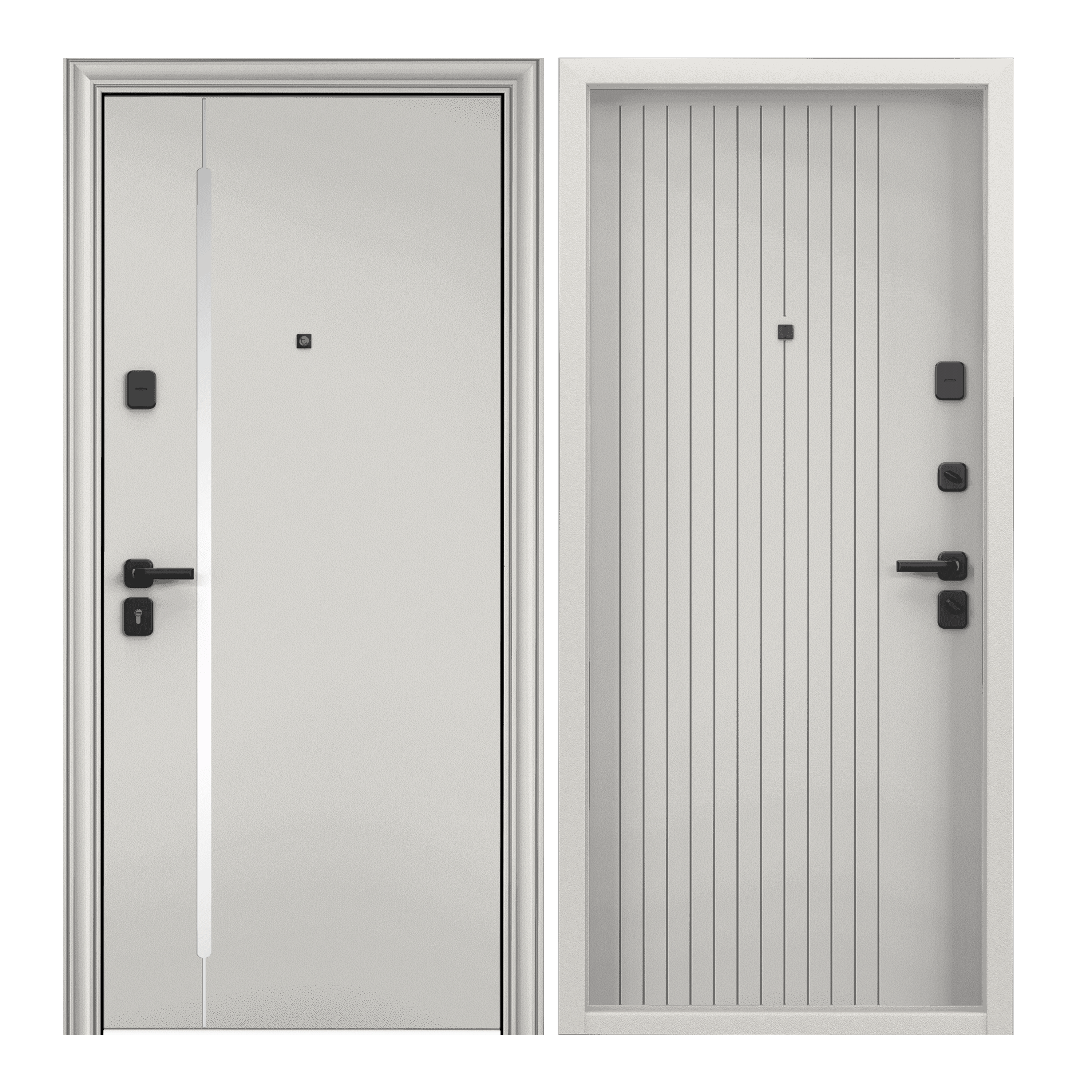 Дверь входная для квартиры Torex Super Omega PRO тепло-шумоизоляция антикоррозийная защита замки 4-ого класса защиты Колоре бьянко SP-18N/ПВХ Бьянко OP-L1