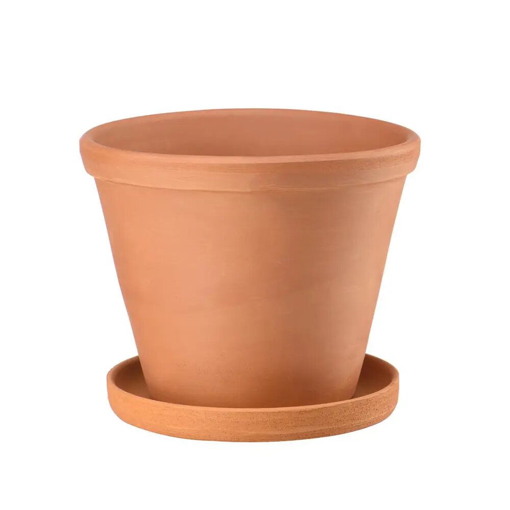 фото Горшок цветочный Горшок для растений Вещицы 16 см 1.5 л керамика медный