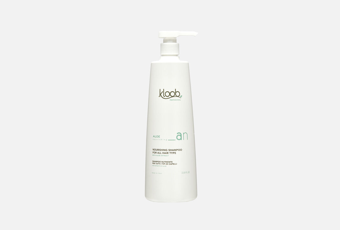 Шампунь питательный для всех типов волос KLOOB professional, nourishing shampoo for all hair types 1000мл