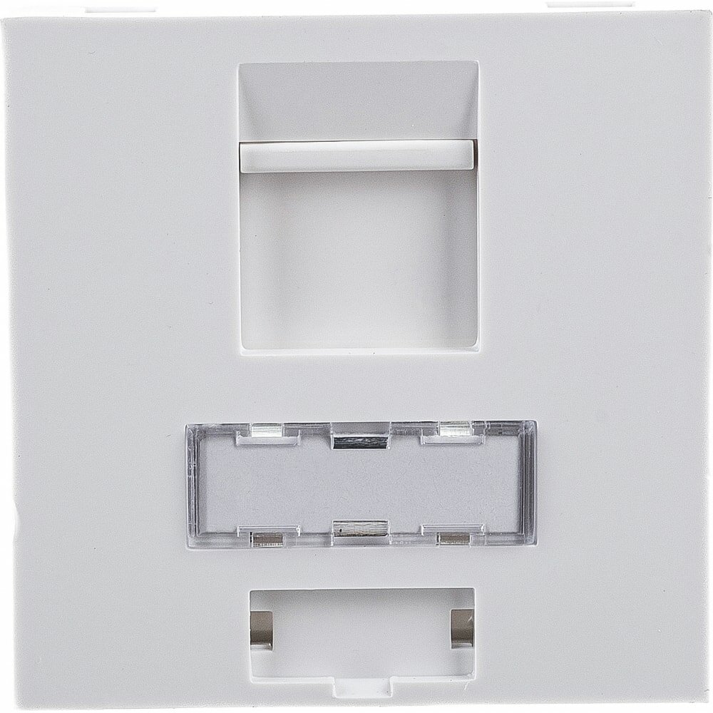 фото Лицевая панель информационной розетки Экопласт 87013-1