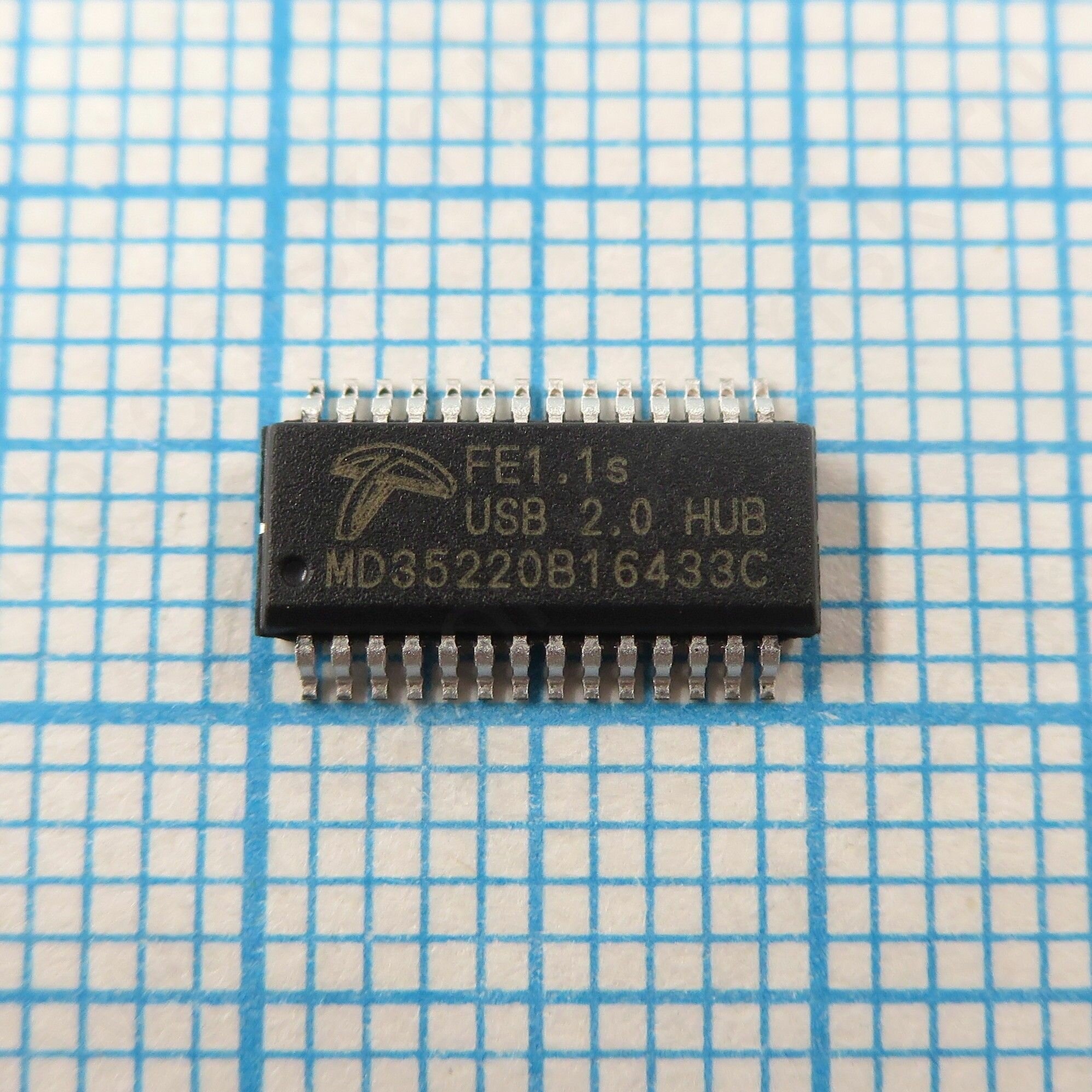 FE1.1s SSOP-28 - Высокоскоростной 4-портовый контроллер-концентратор USB 2.0