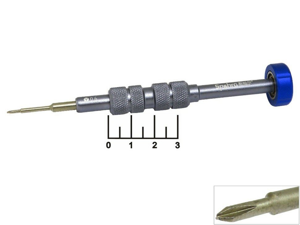 фото Отвертка 0.6*30мм трехгранная Y (трехлучевая) H006