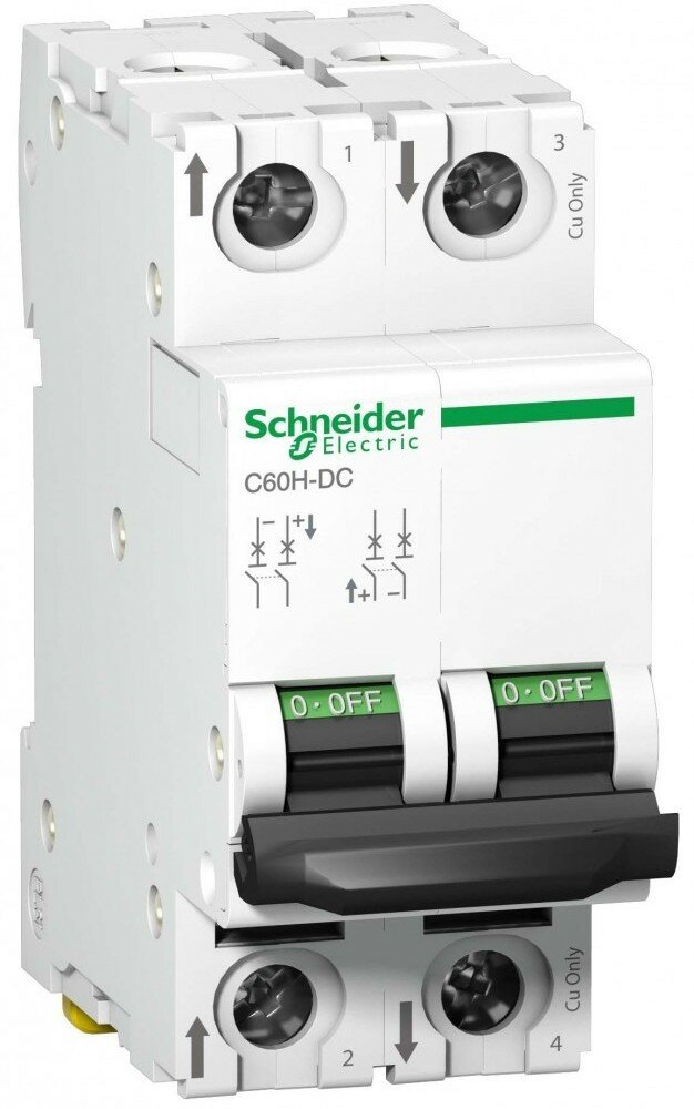 Автоматический выключатель Schneider Electric Acti 9 C60H (C) 500В DC