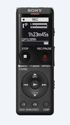 Цифровой диктофон Sony ICD-UX570F, черный