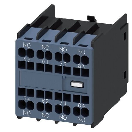 Блок вспомогательных контактов 0 NO / 4 NC 3RH2911-2GA04 – Siemens – 4011209829503