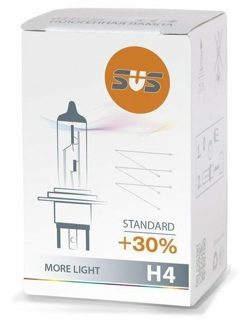 фото Автолампа H4 24V 75/70W P45T Standard +30% SVS SILVERSTAR 200089000