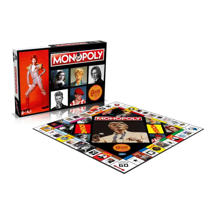 Hasbro Настольная игра Winning Moves Игра Монополия Дэвид Боуи на английском языке David Bowie, WM00365-EN1-6