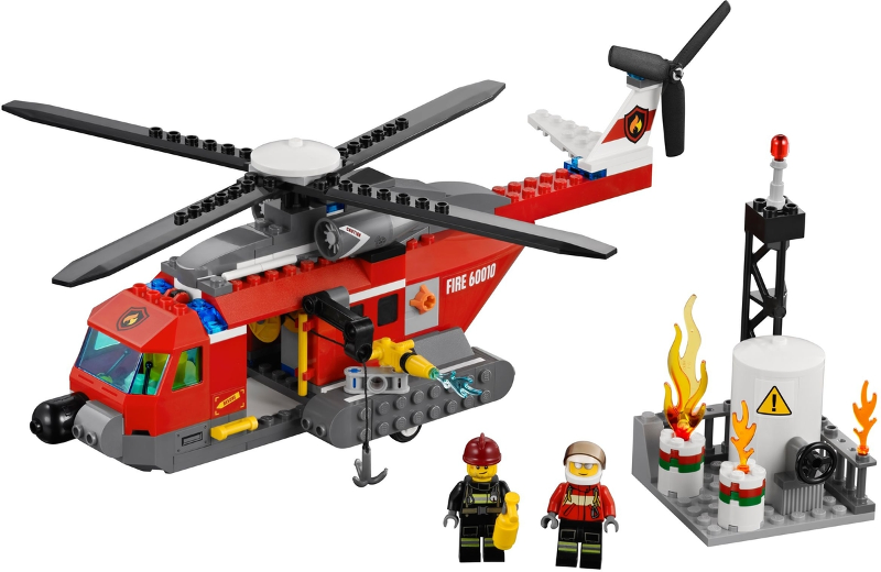LEGO City 60010 Пожарный вертолёт, 232 дет.