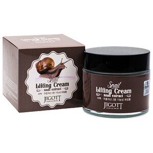 Лифтинг-крем с муцином улитки Jigott Snail Lifting Cream