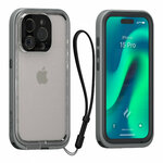 Водонепроницаемый чехол Catalyst Total Protection Case для iPhone 15 Pro серый (Titanium Gray) - изображение