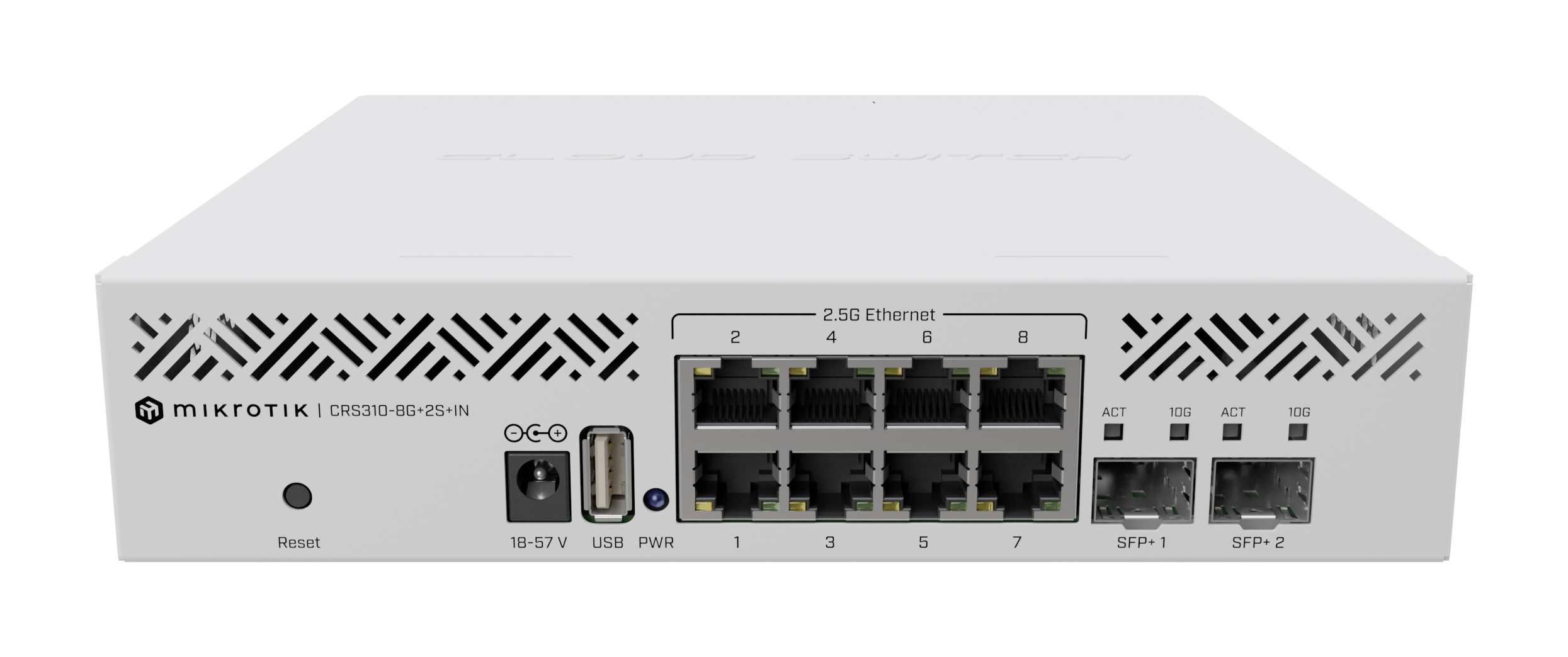 Коммутатор MikroTik CRS310-8G+2S+IN