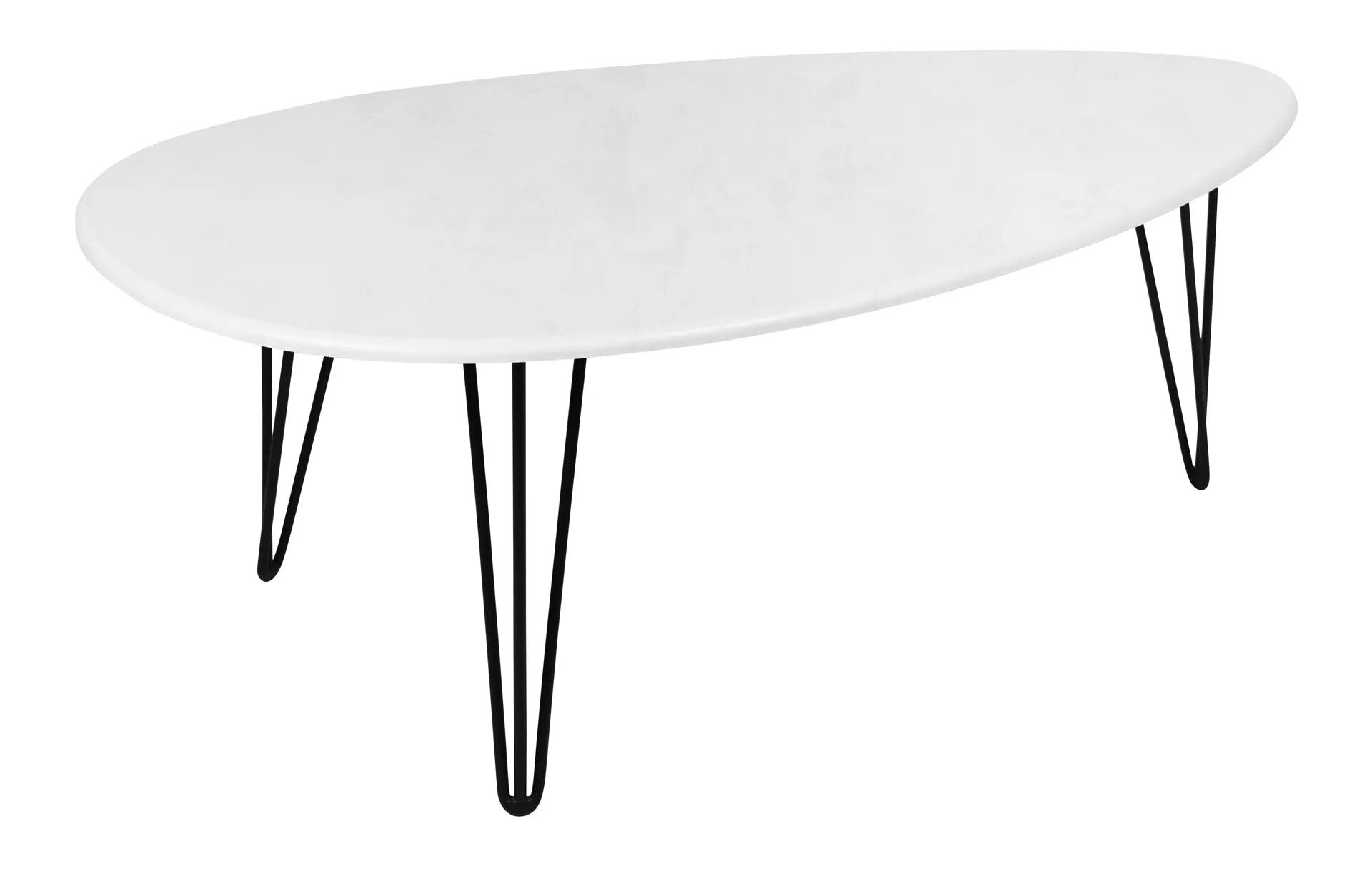 фото Стол журнальный Калифорния Шеффилд Белый бетон