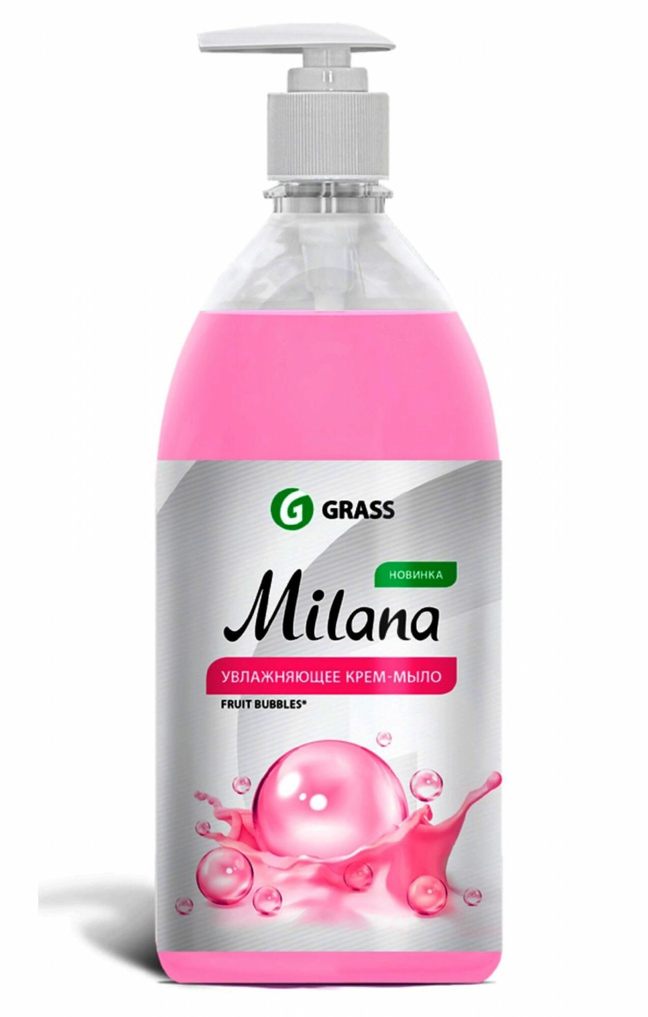 Grass Жидкое мыло для рук "Milana"Kids, Fruit bubbles, Антибактериальное, 300 мл, флакон с дозатором