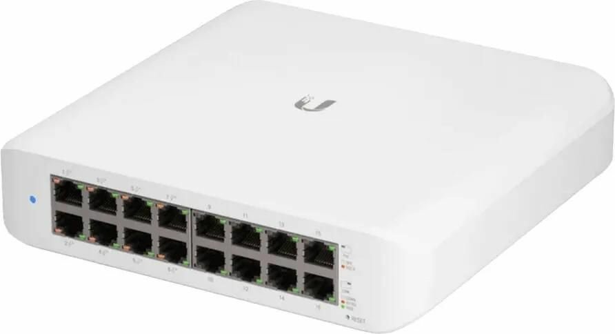 Коммутатор Ubiquiti UniFi Switch Lite, неуправляемый [usw-lite-16-poe]