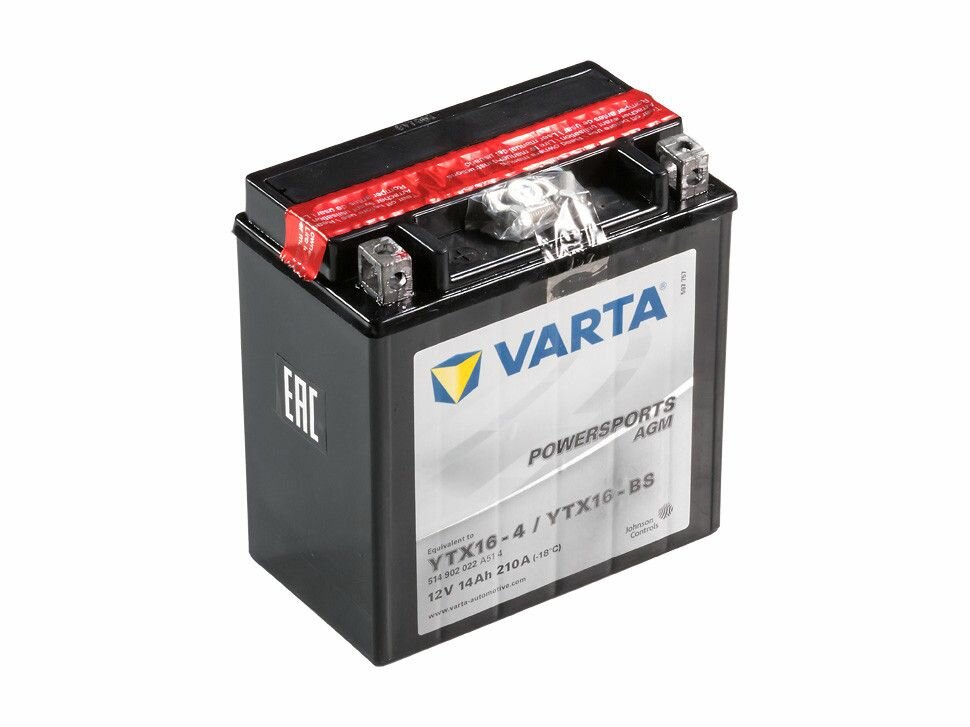 Аккумулятор Varta Powersports AGM 514 902 022 A514