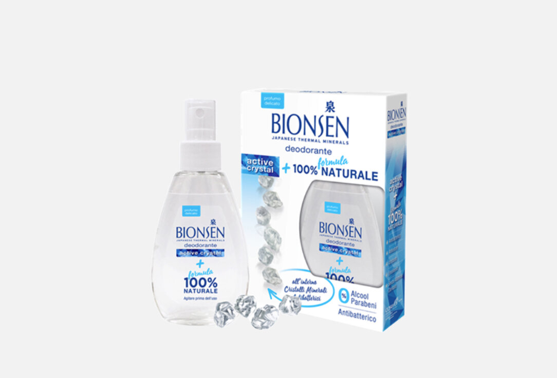 Дезодорант с активными кристаллами Bionsen, Deodorante Active Crystal 100мл