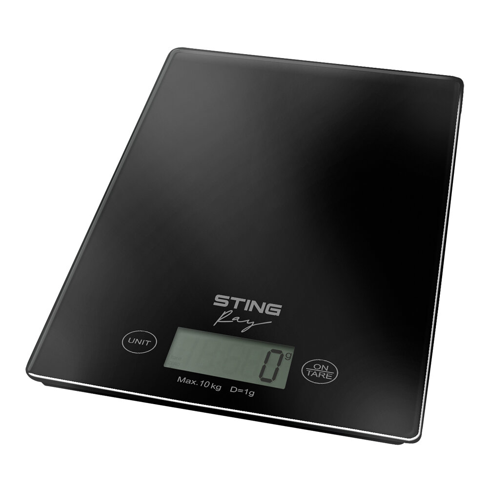 STINGRAY ST-SC5106A черный жемчуг весы кухонные со встроенным термометром