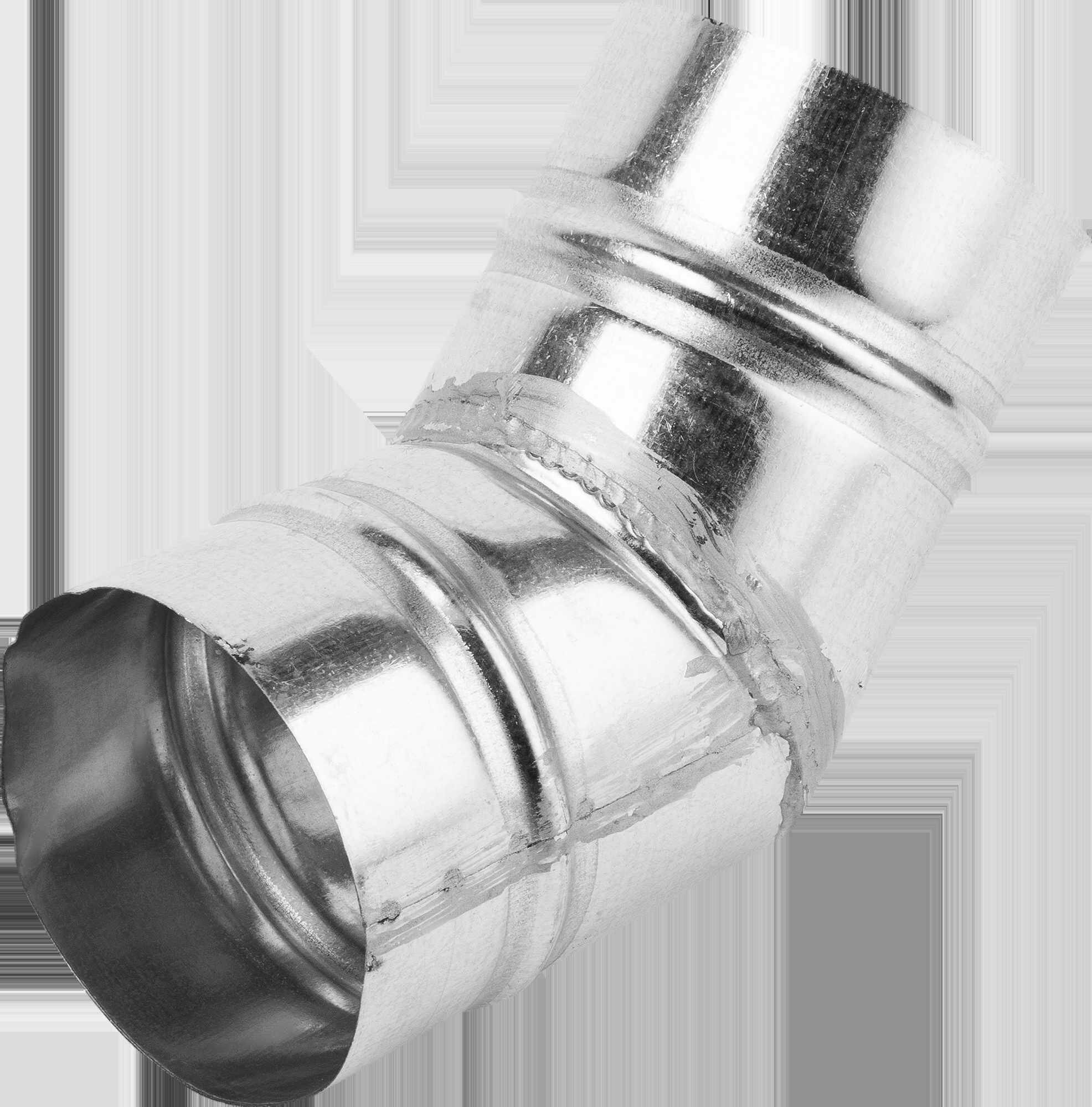 фото Отвод для круглых воздуховодов Ore D100 мм 45 градусов металл